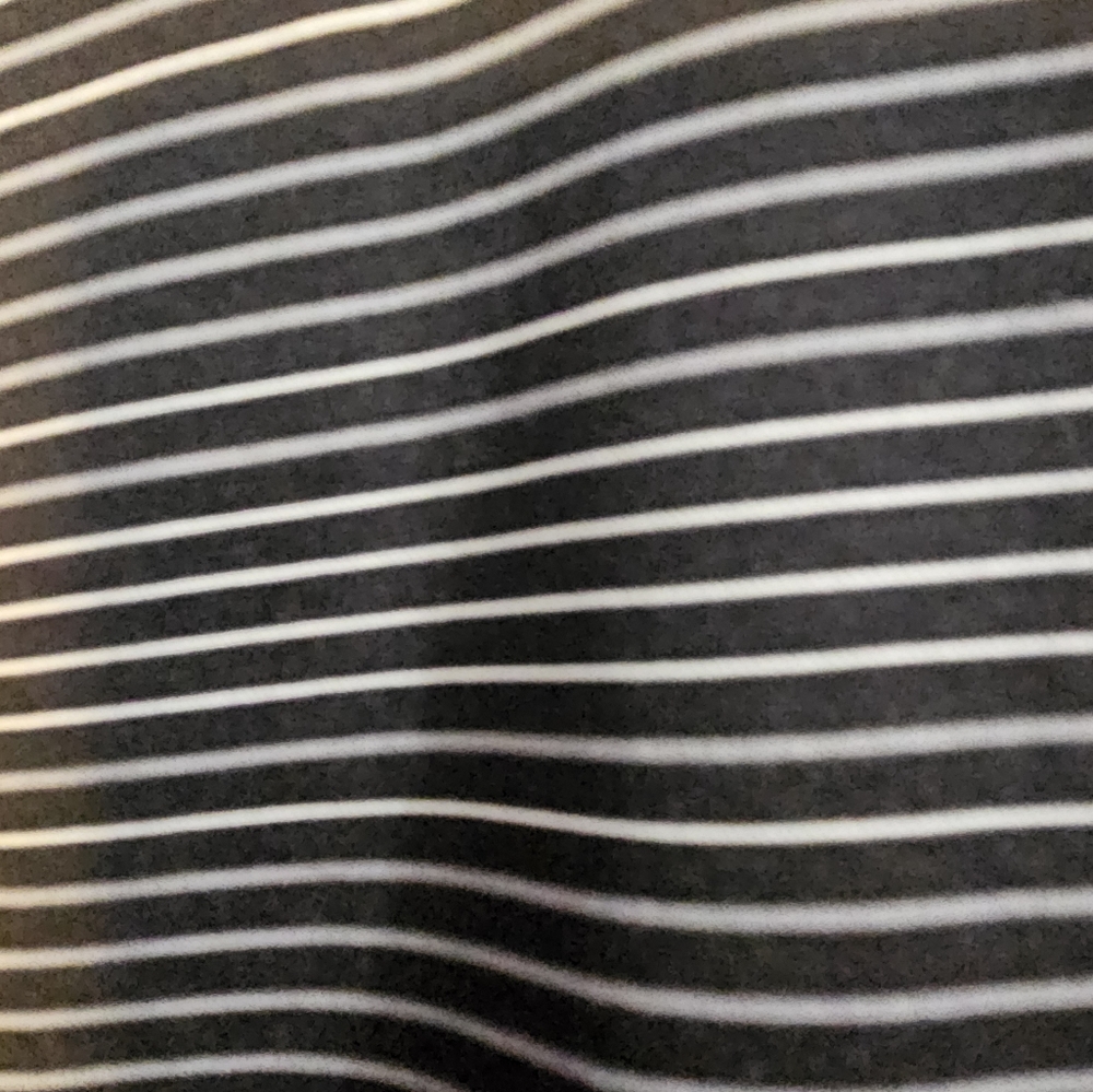 PGA Tour Polo Shirt XXL Black with Gray Pinstripes